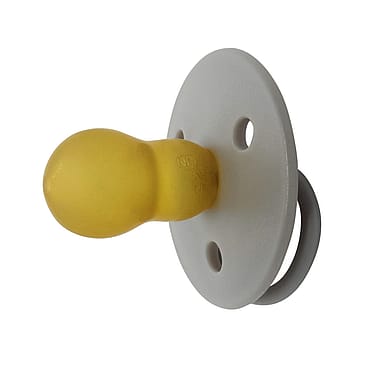 Mininor Sut Rund Latex 2-pak Grå 6 mdr.+