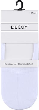 Decoy Footies Cotton Hvid 37-41