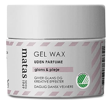 Matas Striber Gel Wax Strong Hold And Shine Fragrance Free 75 ml