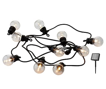 Sirius Lucas Solar Startsæt 10 Lys Klar Pærer