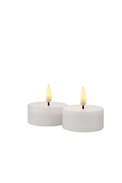 Sirius Sille Fyrfadslys 2 stk. Hvide