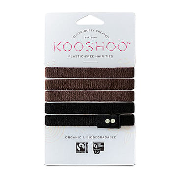 Kooshoo Hårelastikker Brun/Sort