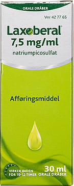 Laxoberal 7,5 mg/ml, orale dråber, opløsning 30 ml