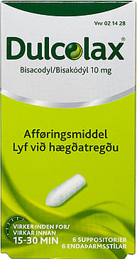 Dulcolax Suppositorier 10 mg 6 stk.
