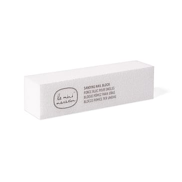 Le mini macaron Sanding Block Hvid