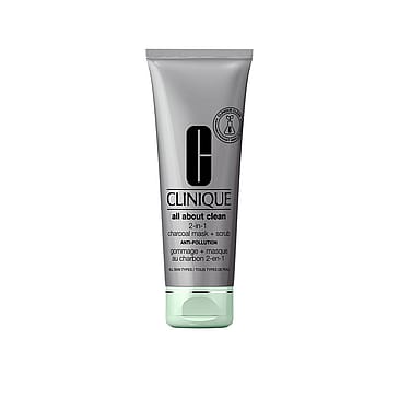 Clinique All About Clean Charcoal Mask + Scrub Anti-Pollution 100 ml