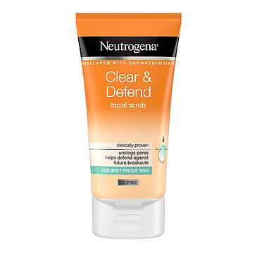 Neutrogena Clear & Defend Facial Scrub 150 ml