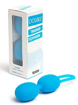 Tickler Trainer knibekugle - dobbelt Blå