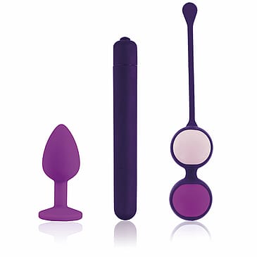Rianne S First Vibe Kit Vibrator, knibekugler og analplug