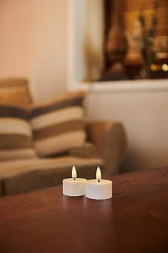 Sirius Sille Genopladelig Fyrfadslys 2 stk.