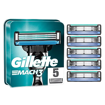 Gillette Mach3 Razor Blades 5 pcs