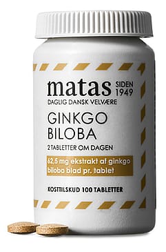 Matas Striber Ginkgo Biloba 100 tabl.