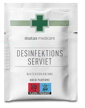 Matas Medicare Desinfektionsservietter - 85% 20 stk