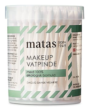 Matas Striber Makeup Vatpinde med Papir 90 stk.