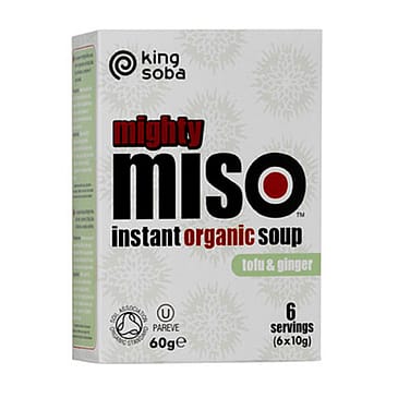 Clearspring Instant Miso suppe Tofu &  Ingefær Ø 60 g