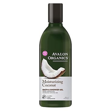 Avalon Organics Bath and Shower Gel Moisturizing Coconut