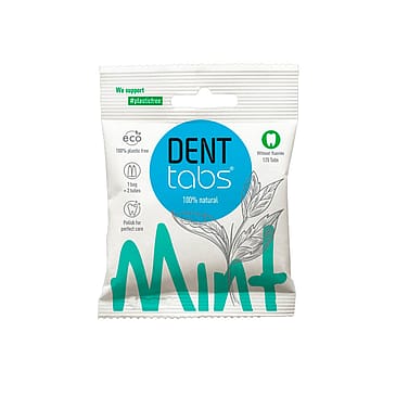 DENTtabs Tandpasta PillerUden Flourid 125 stk.