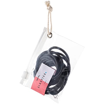 Needs Hair Elastics 12 stk Sort