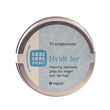 SÆBEVÆRKSTEDET Ler Til Ansigtsmaske Hvidt 50 g