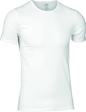 JBS O-Neck Bamboo 2-pak Hvid XL