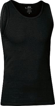 JBS 2-pack singlet bamboo økologisk bomuld Sort L