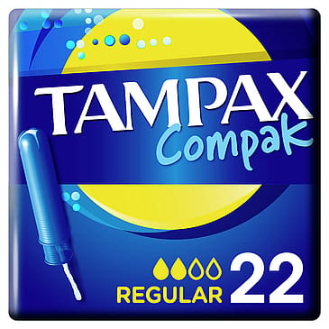 Tampax Compak Regular Tamponer 22 stk