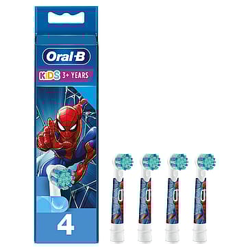 Oral-B Spiderman Børstehoveder 4 stk