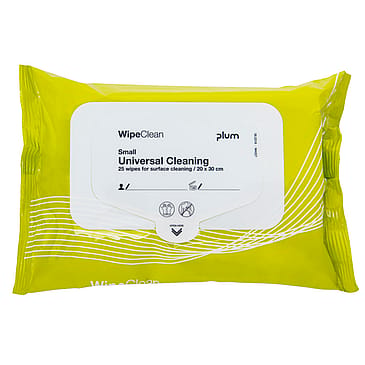 Plum WipeClean Universal Overfladedesinfektion Small 25 stk.