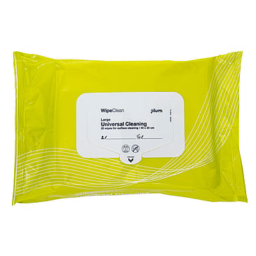 Plum WipeClean Universal Overfladedesinfektion Large 20 stk.