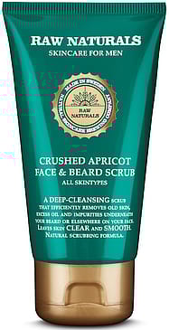 Raw Naturals Crushed Apricot Face & Beard Scrub 75 ml