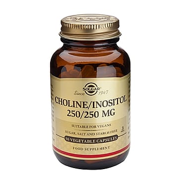 Solgar Choline/Inositol 250/250 mg 50 kaps.