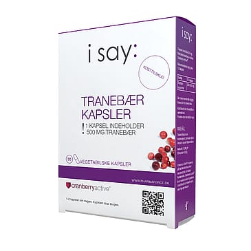 i say Tranebærkapsler 30 kaps.
