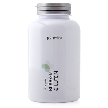Pureviva Blåbær & Lutein 270 kaps
