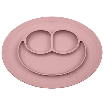 EZPZ Silikone Dækkeserviet Tallerken Støvet Rosa