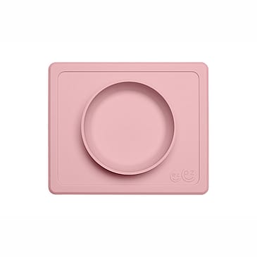 EZPZ Silikone Dækkeserviet Skål Støvet Rosa