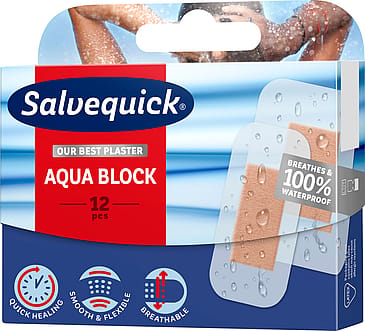 Salvequick Aqua Block 12 stk