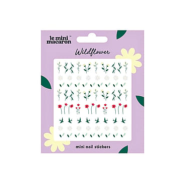 Le mini macaron Mini Nail Art Stickers Wildflower
