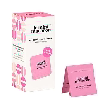 Le mini macaron Gel Polish Removal Wraps 100 stk.