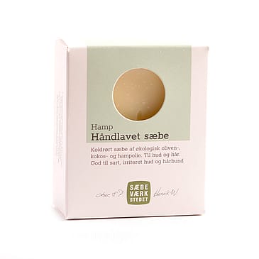 SÆBEVÆRKSTEDET Håndlavet sæbe Hamp 100 g