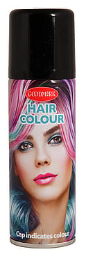 Kulørt Hårspray Party succes hair colour 125 ml. Sort