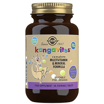 Solgar Kangavites Børnevitamin Bouncing Berry 60 tabl.