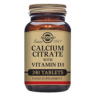 Solgar Calcium Citrate+D3 240 tabl.