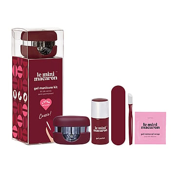 Le mini macaron Gel Manicure Kit Cassis