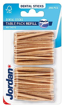 Jordan Tandstikker Refill 250 stk