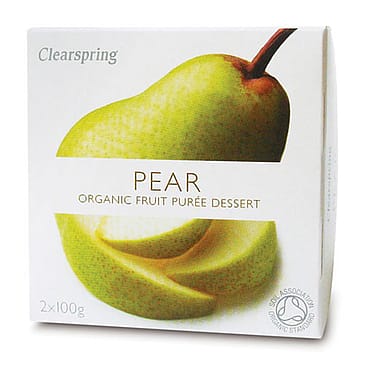 Clearspring Frugtpuré pære Ø 100 g