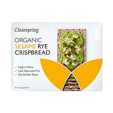 Clearspring Rugknækbrød m. Sesam Ø 200 g