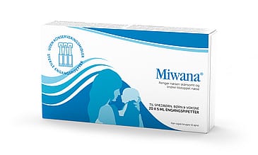 Miwana Næsedråber Engangspipetter 20 x 5 ml