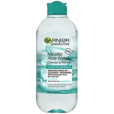 Garnier Micellar Cleansing Hyaluronic Aloe Water All-in-1 Cleanse & Refresh 400 MLT