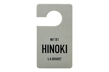 L:A BRUKET 181 Fragrance Tag Hinoki