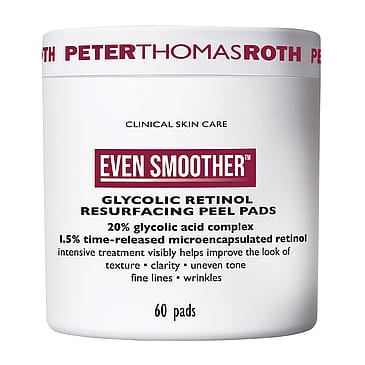 Peter Thomas Roth Even Smoother Glycolic Retinol Resurfacing Peel Pads 60 pads